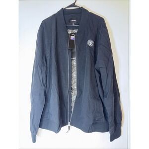 Men's Las Vegas Raiders J. Palmer Black Lightweight XL Tri-Blend Full-Zip Jacket